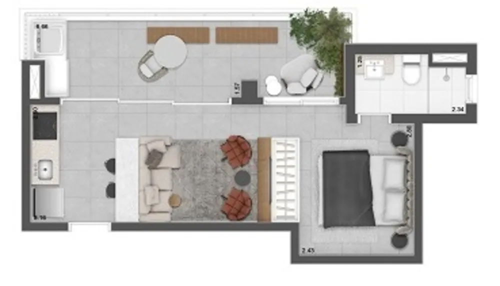 Apartamento, 2 quartos, 66 m² - Foto 7