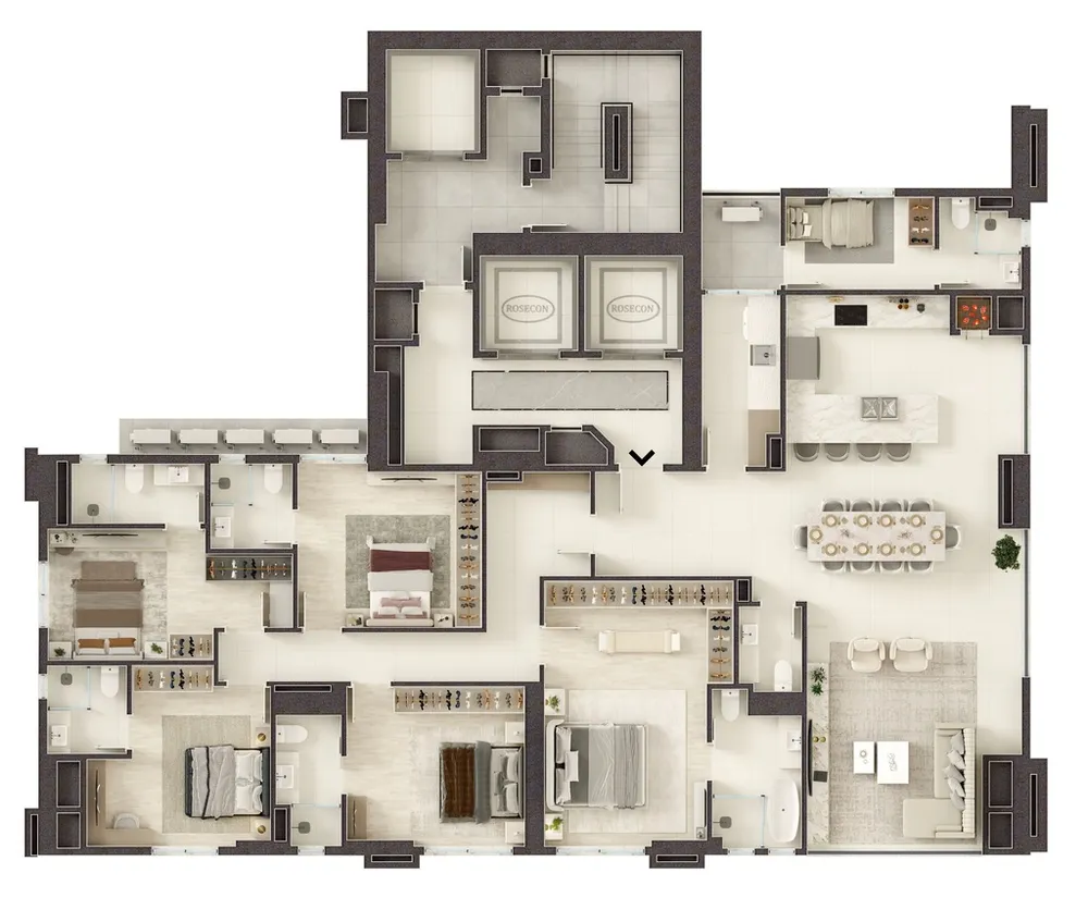 Apartamento, 5 quartos, 250 m² - Foto 16