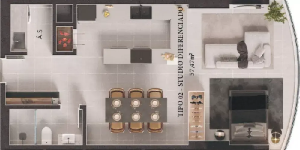 Apartamento, 2 quartos, 66 m² - Foto 4
