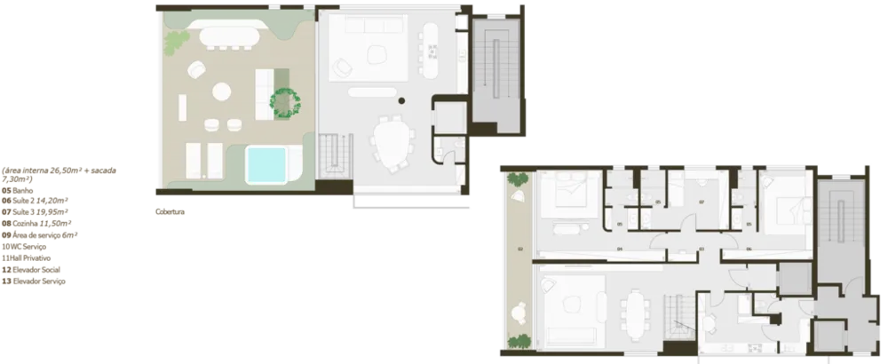 Apartamento, 3 quartos, 132 m² - Foto 11