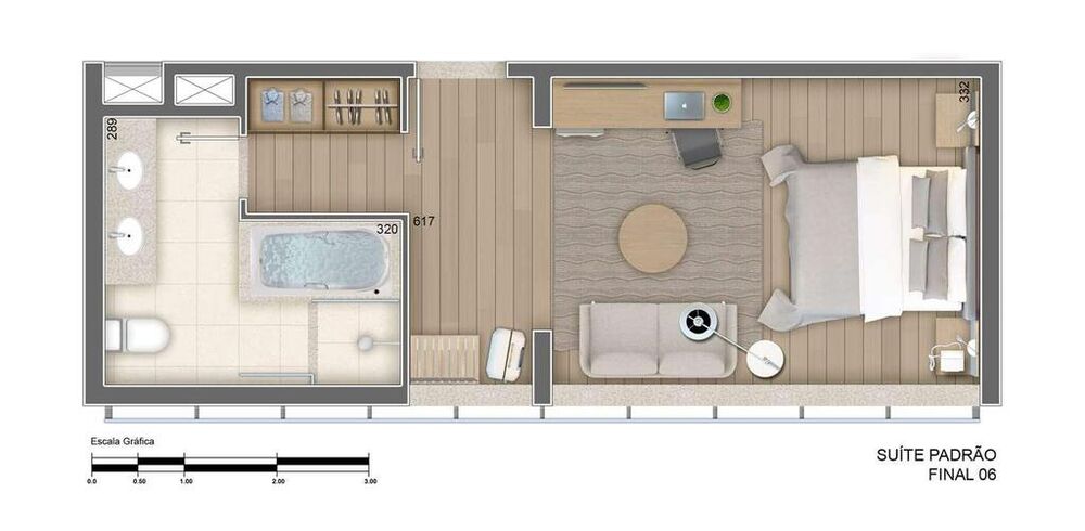 Apartamento à venda com 1 quarto, 23m² - Foto 7