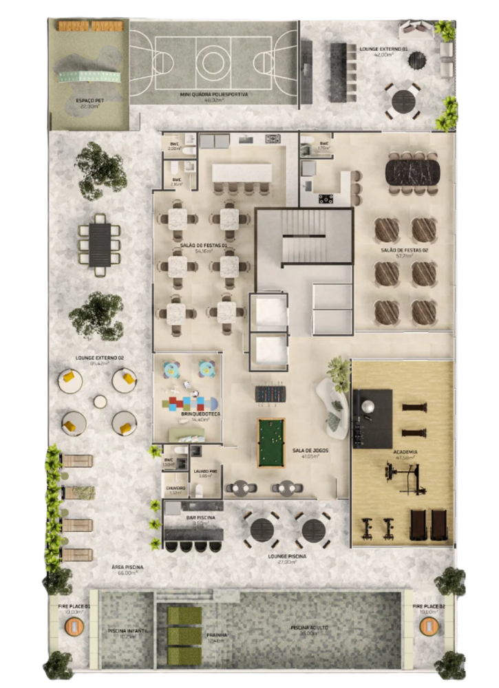 Apartamento, 3 quartos, 131 m² - Foto 1