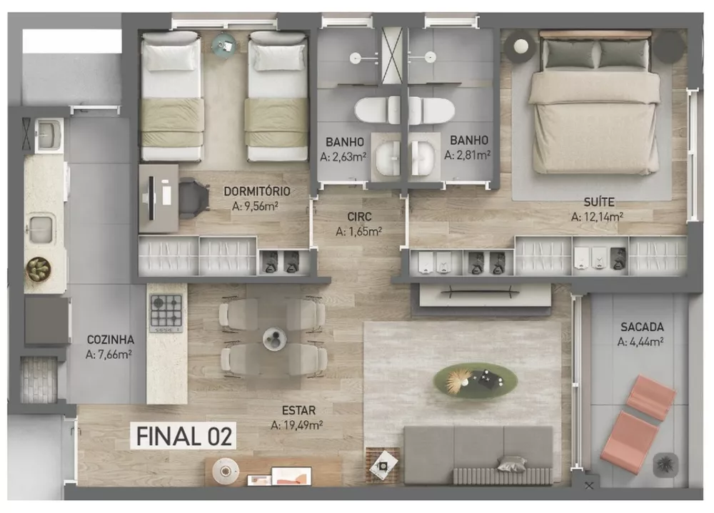 Apartamento, 3 quartos, 109 m² - Foto 16