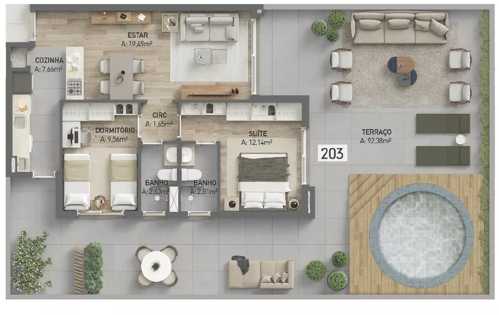 Apartamento, 3 quartos, 109 m² - Foto 4