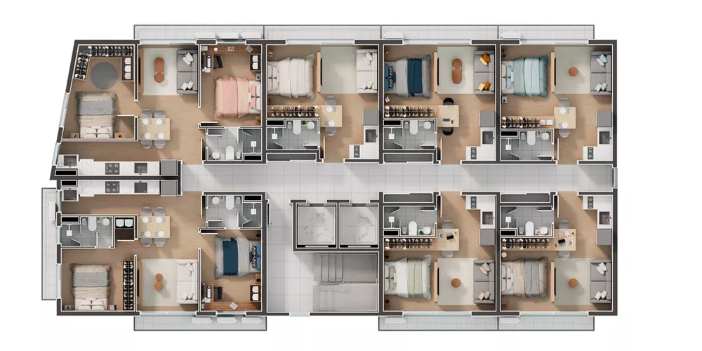 Apartamento, 2 quartos, 53 m² - Foto 1