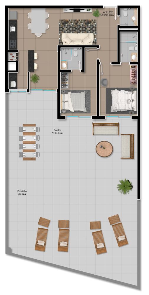 Apartamento, 3 quartos, 107 m² - Foto 2