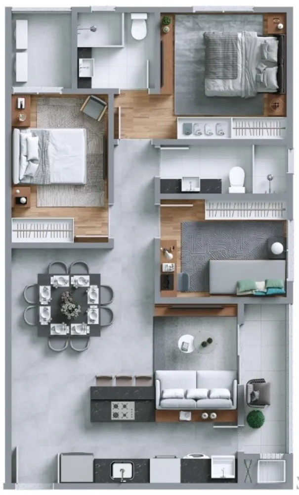Apartamento, 2 quartos, 80 m² - Foto 4