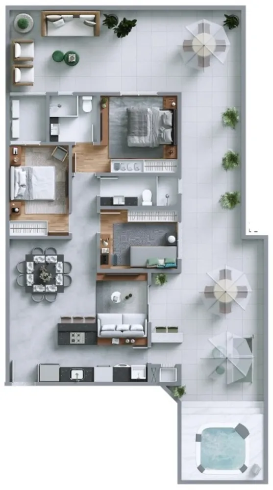 Apartamento, 2 quartos, 80 m² - Foto 12