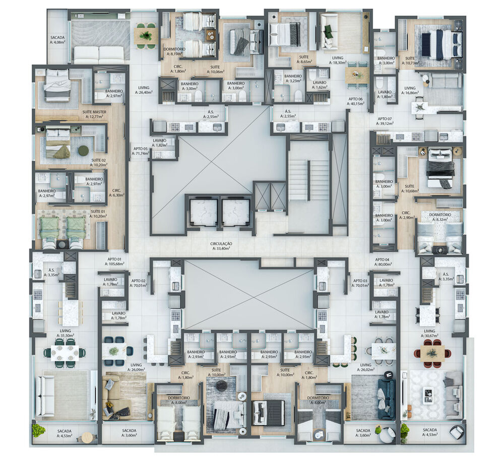 Apartamento, 3 quartos, 109 m² - Foto 7