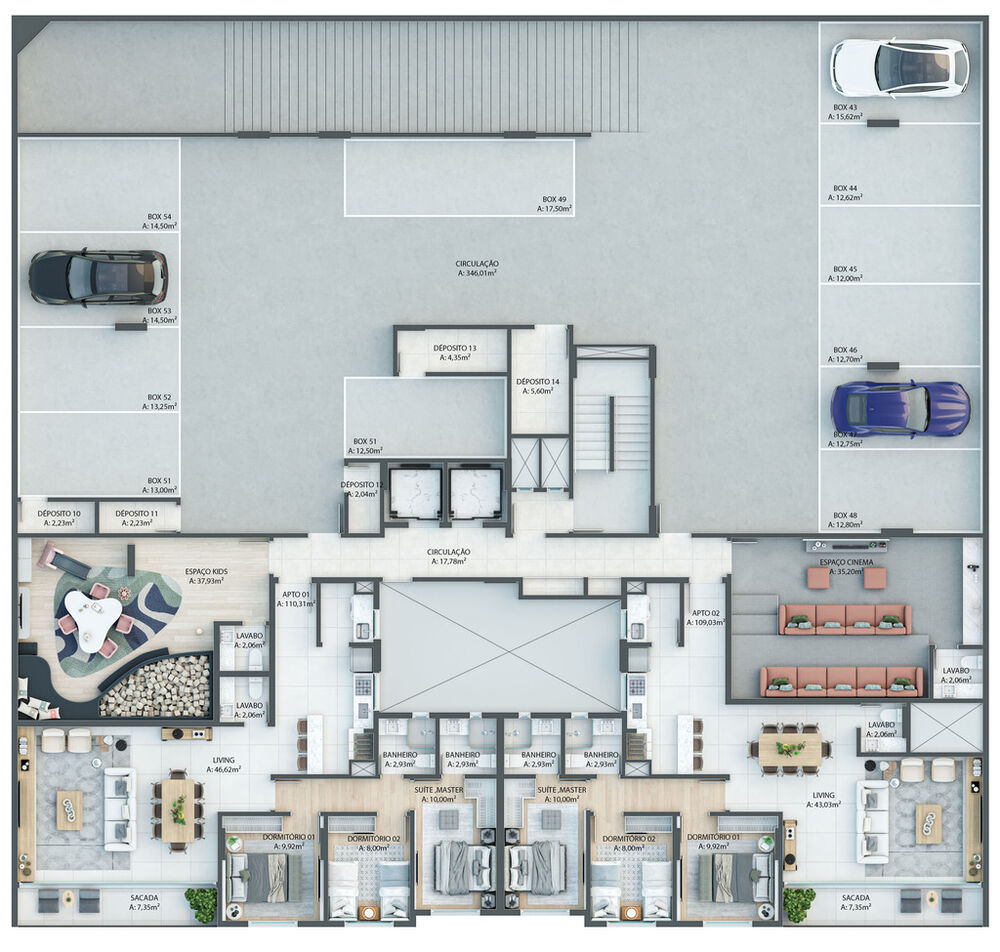 Apartamento, 3 quartos, 109 m² - Foto 3