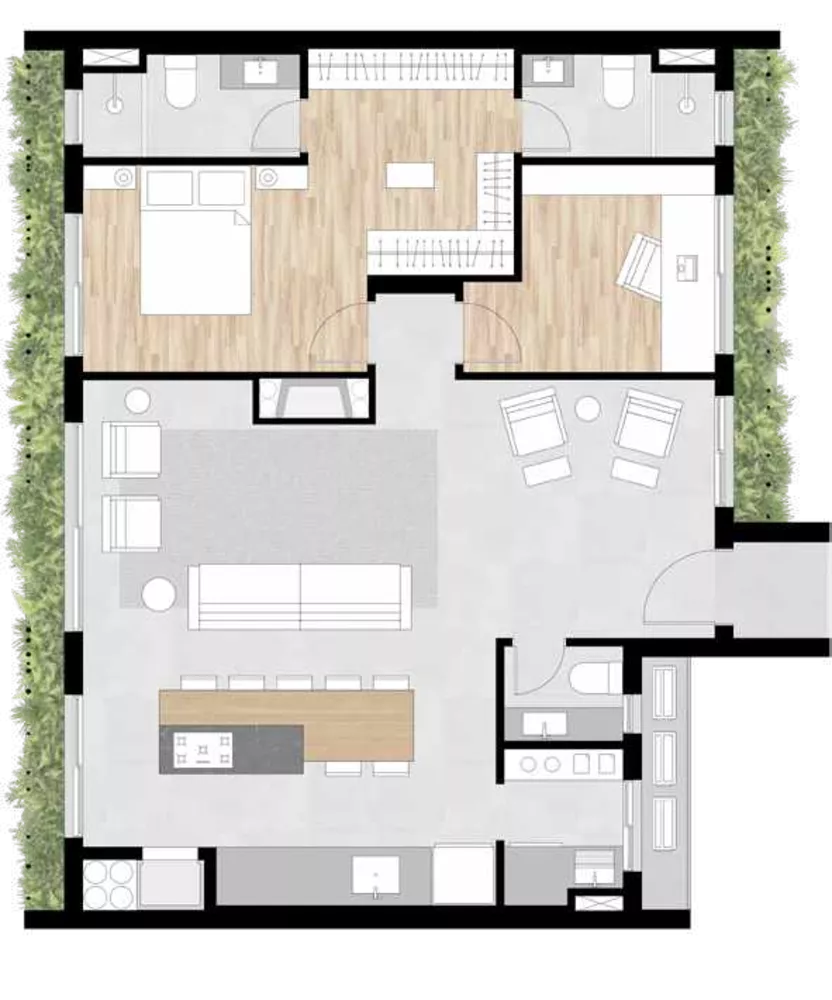 Apartamento, 2 quartos, 99 m² - Foto 1