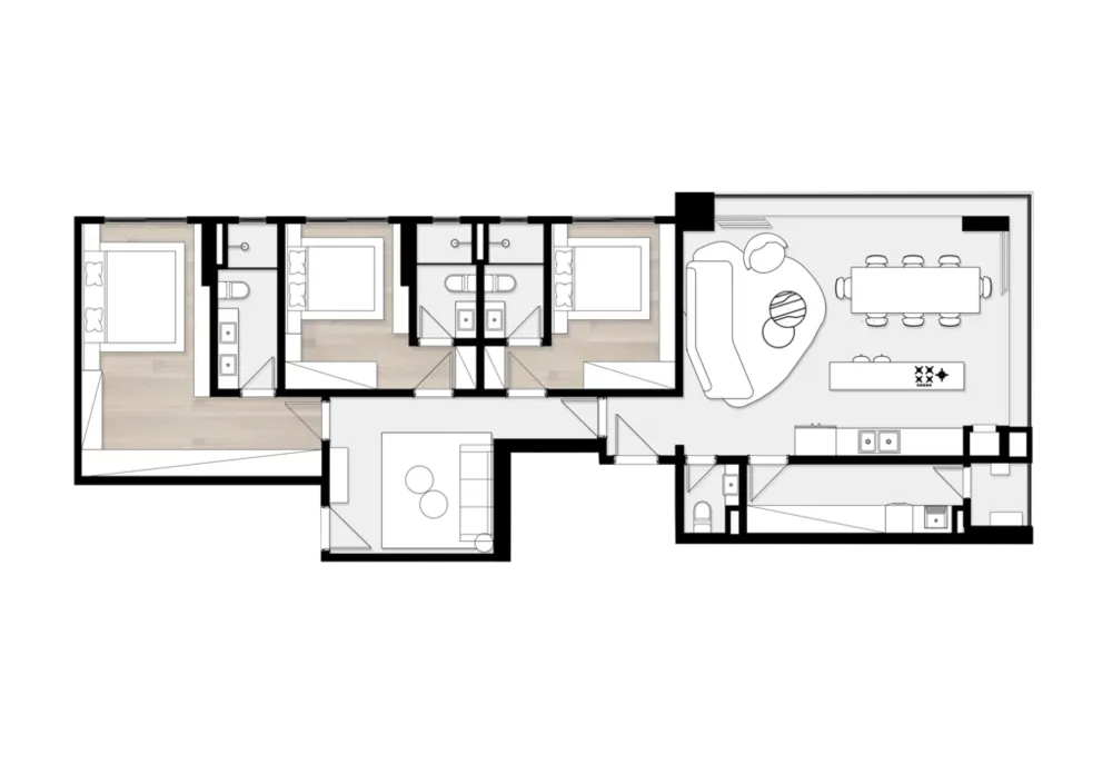 Apartamento, 3 quartos, 140 m² - Foto 11