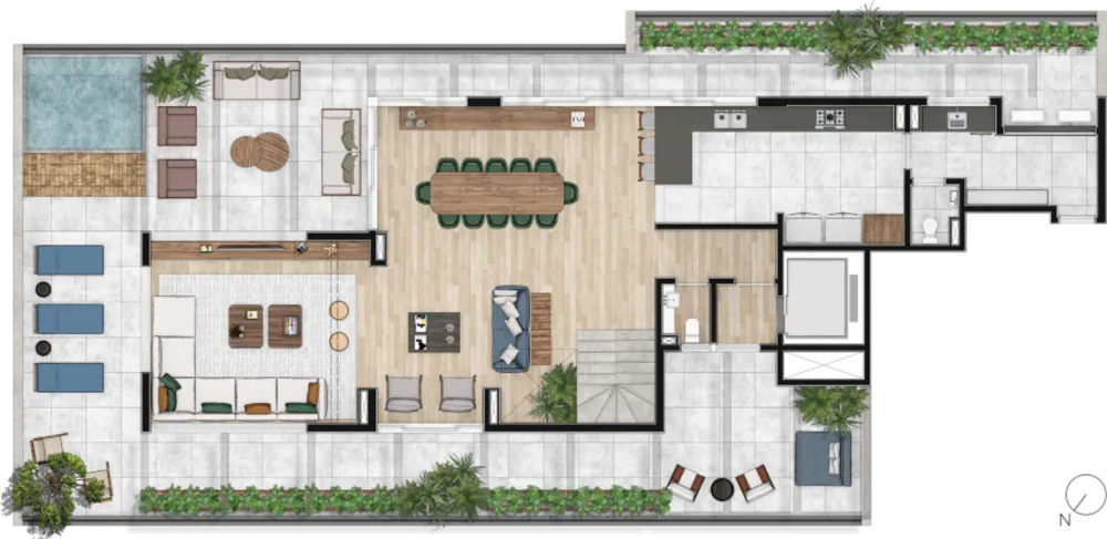 Apartamento, 3 quartos, 194 m² - Foto 11