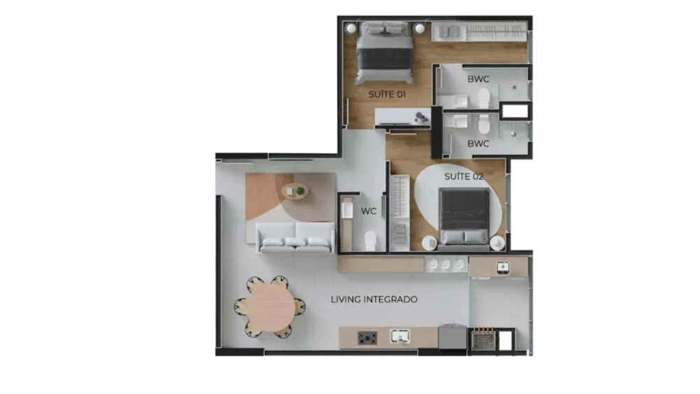Apartamento, 2 quartos, 83 m² - Foto 9