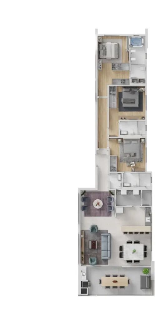 Apartamento, 4 quartos, 198 m² - Foto 1