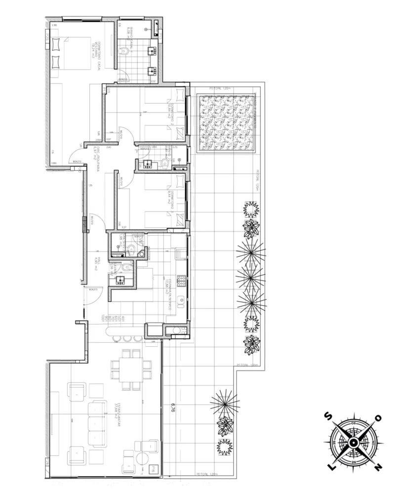 Apartamento, 3 quartos, 214 m² - Foto 6