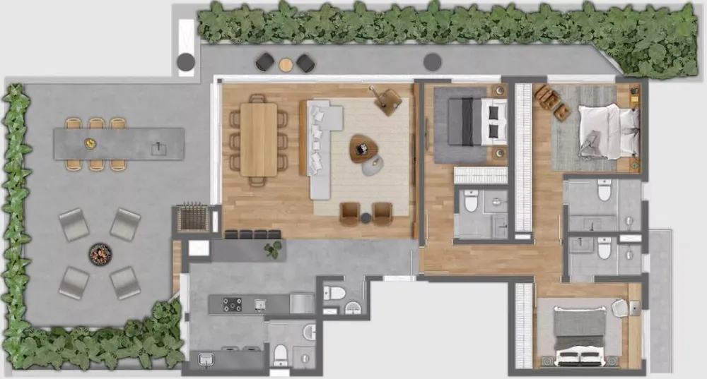 Apartamento, 3 quartos, 200 m² - Foto 11