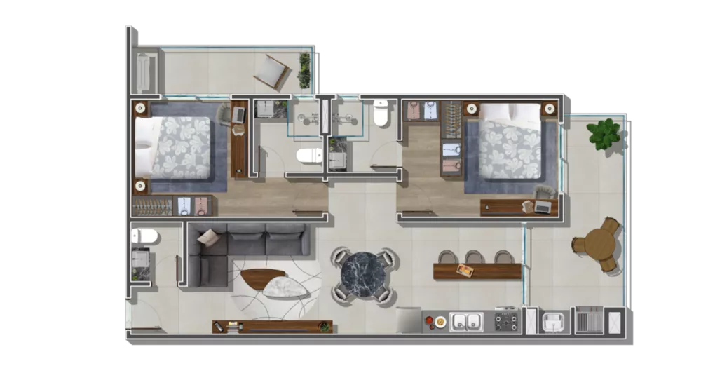 Apartamento, 3 quartos, 137 m² - Foto 4