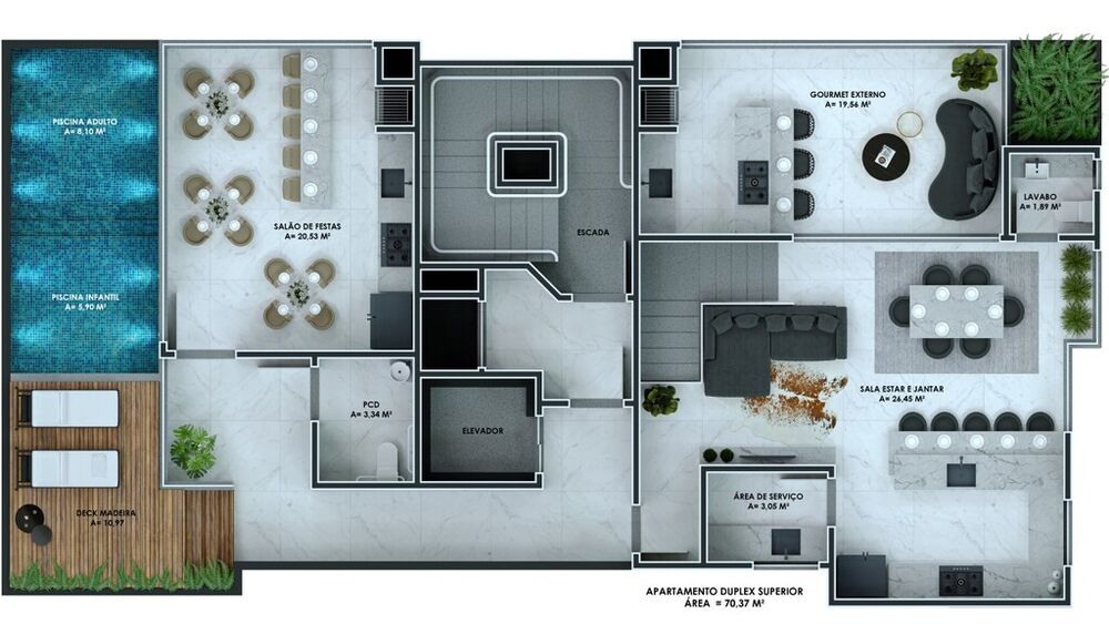 Apartamento à venda com 2 quartos, 98m² - Foto 2