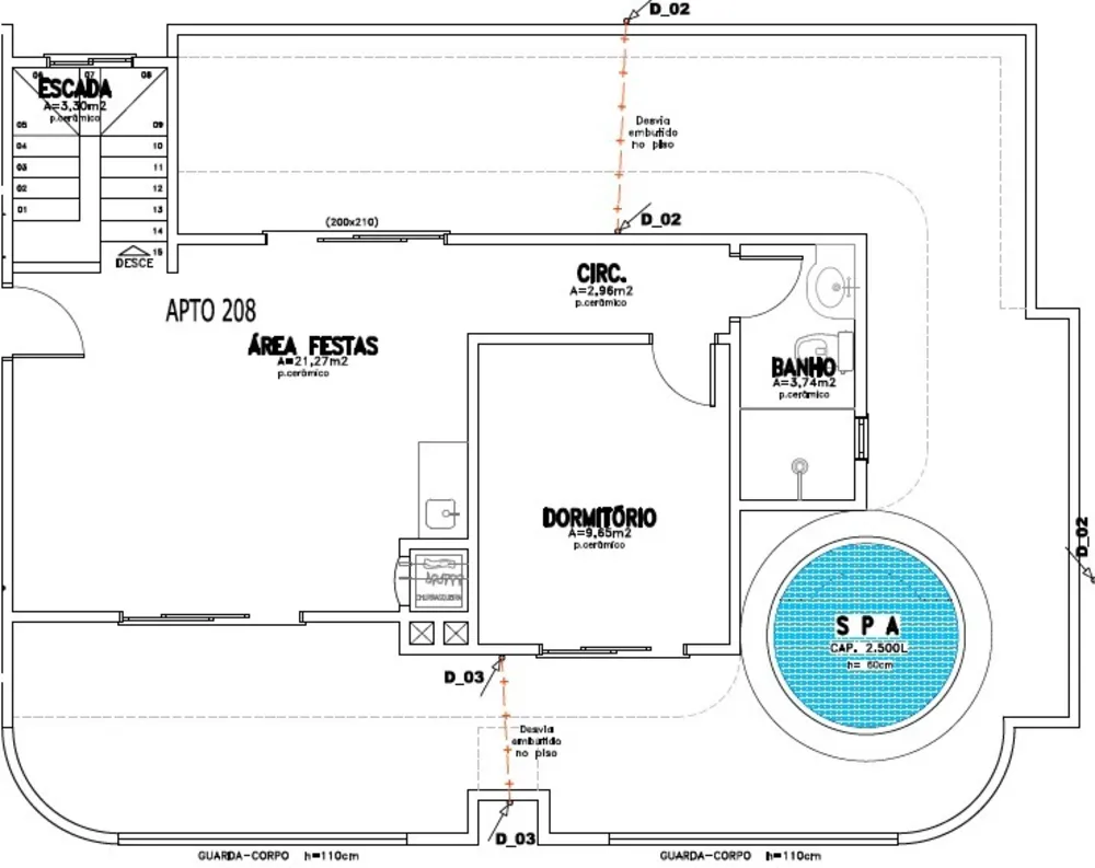 Cobertura, 4 quartos, 205 m² - Foto 12