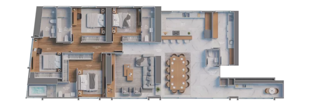 Apartamento, 4 quartos, 205 m² - Foto 4