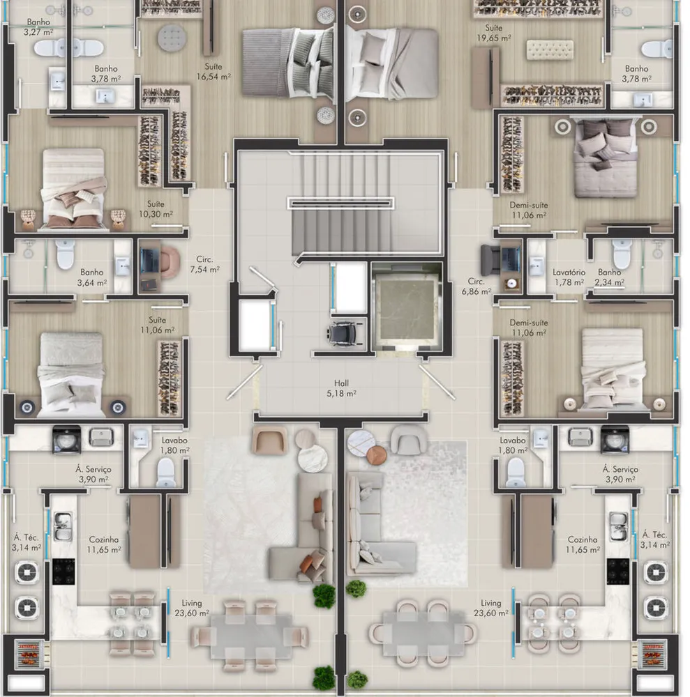 Apartamento, 3 quartos, 115 m² - Foto 12