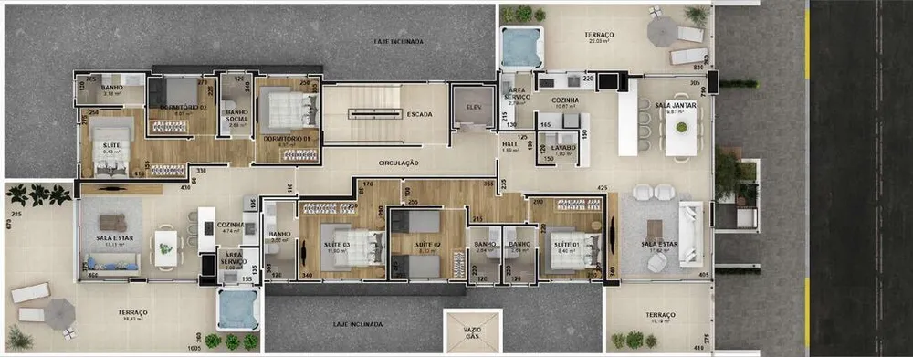 Apartamento, 3 quartos, 71 m² - Foto 9