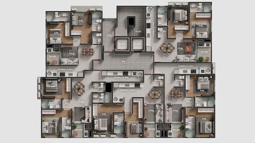 Apartamento, 2 quartos, 65 m² - Foto 4