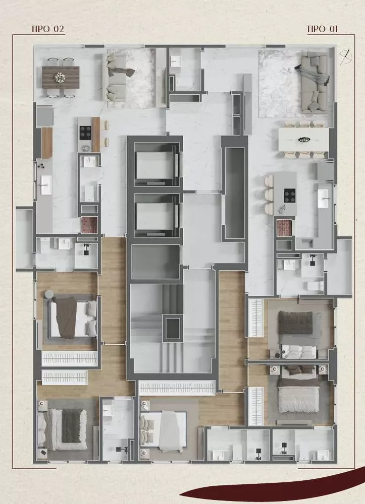 Apartamento, 2 quartos, 73 m² - Foto 8