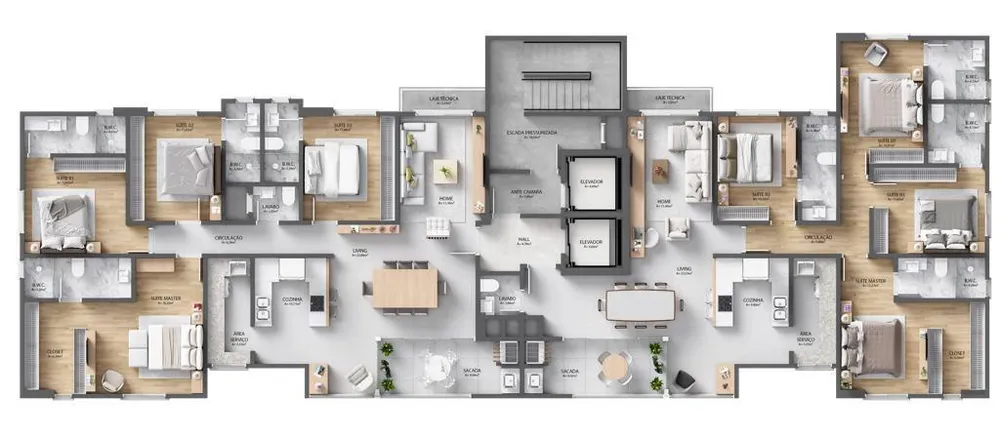 Cobertura, 5 quartos, 314 m² - Foto 8