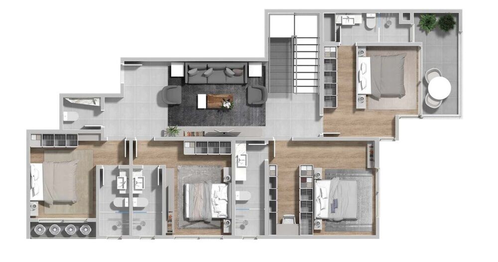 Apartamento, 3 quartos, 169 m² - Foto 6