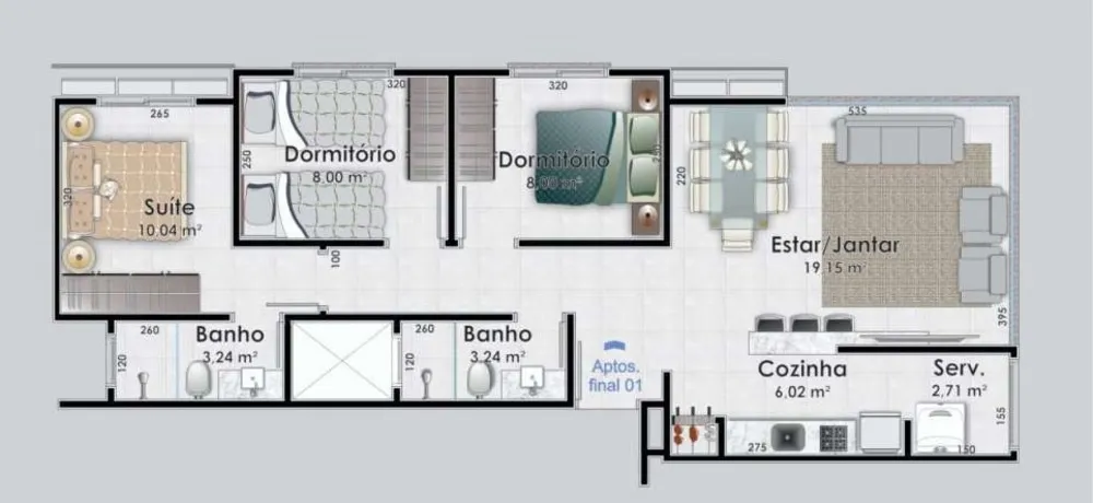 Apartamento, 3 quartos, 171 m² - Foto 14