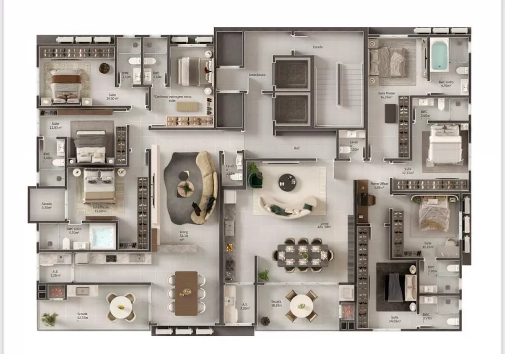 Apartamento, 4 quartos, 154 m² - Foto 5