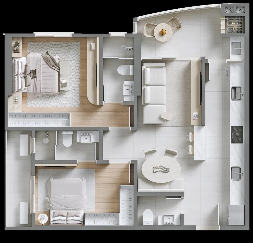 Apartamento, 3 quartos, 105 m² - Foto 8