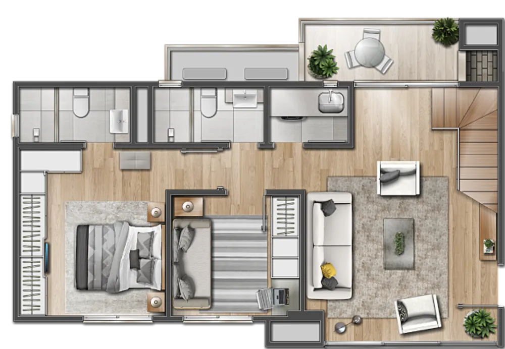 Apartamento, 2 quartos, 63 m² - Foto 7