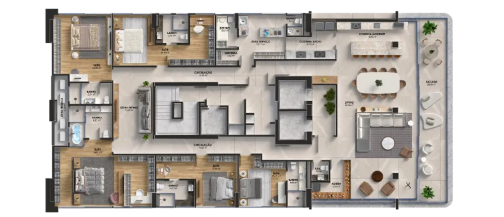 Apartamento, 5 quartos, 380 m² - Foto 12