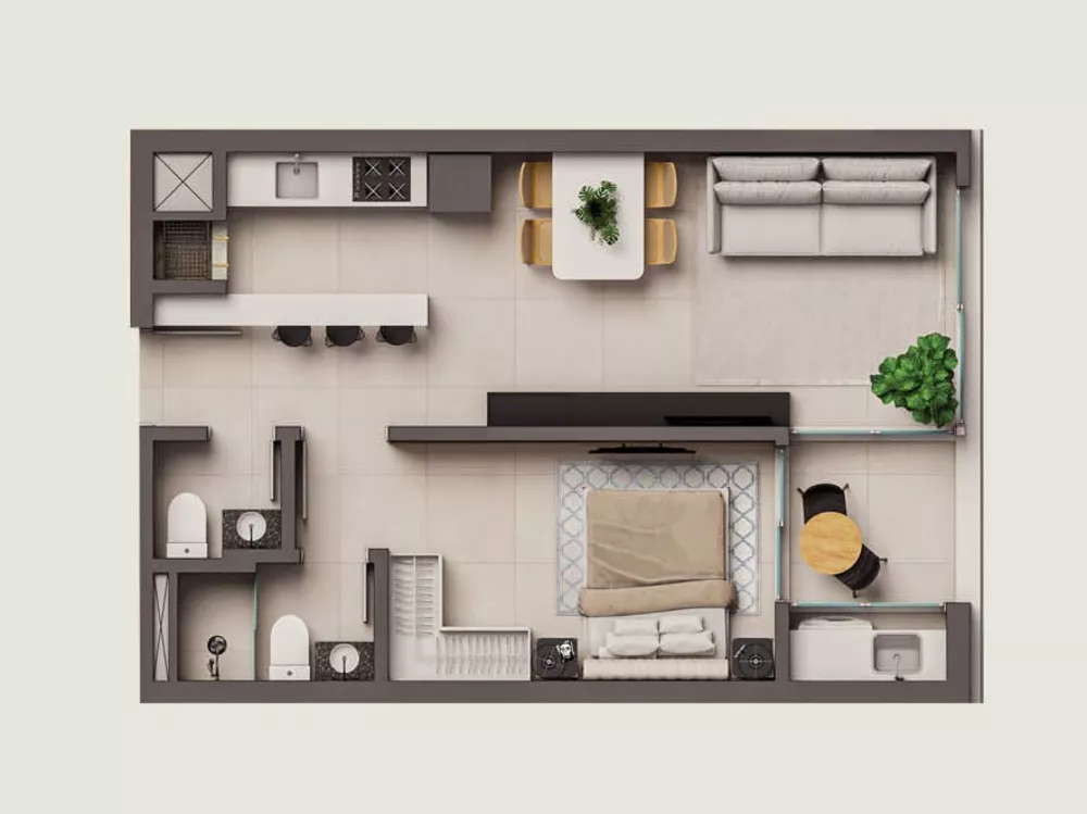 Apartamento, 2 quartos, 57 m² - Foto 14