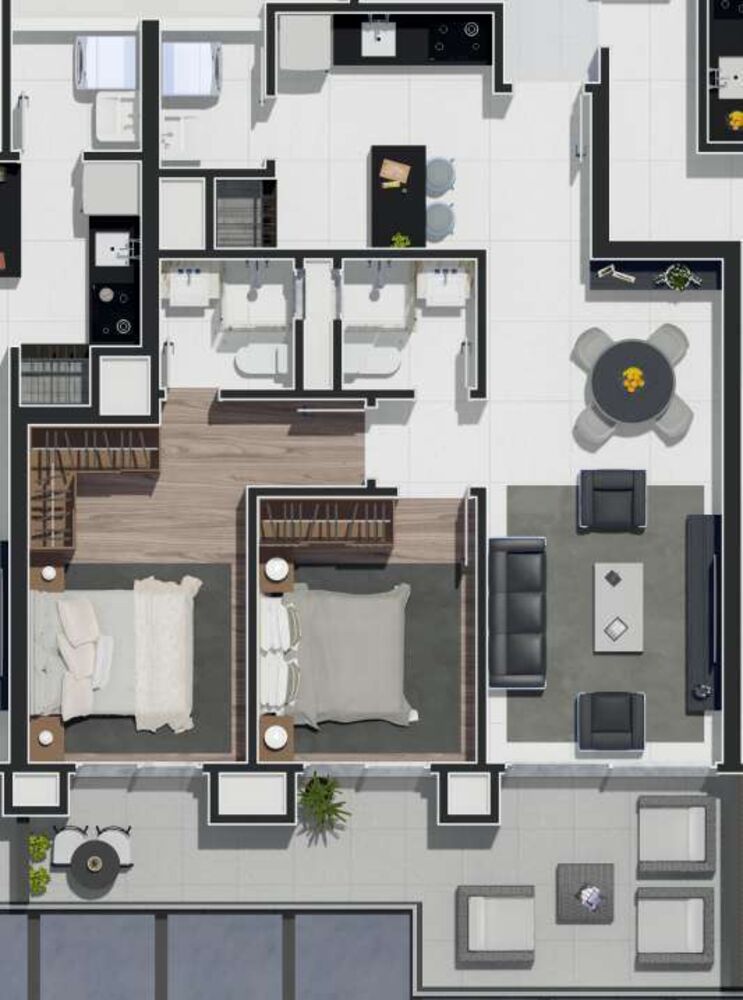 Apartamento, 2 quartos, 85 m² - Foto 3