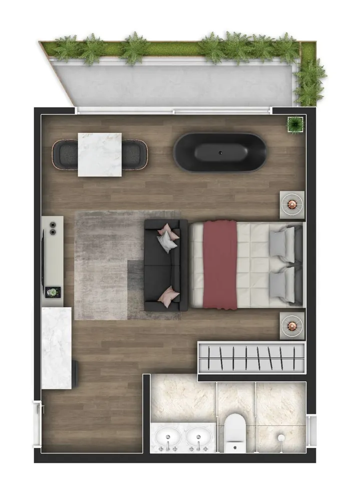 Apartamento, 1 quarto, 31 m² - Foto 4