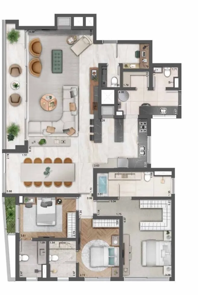 Apartamento, 3 quartos, 159 m² - Foto 5