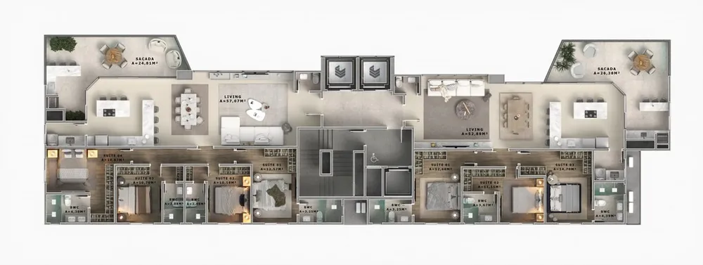 Apartamento, 3 quartos, 152 m² - Foto 12