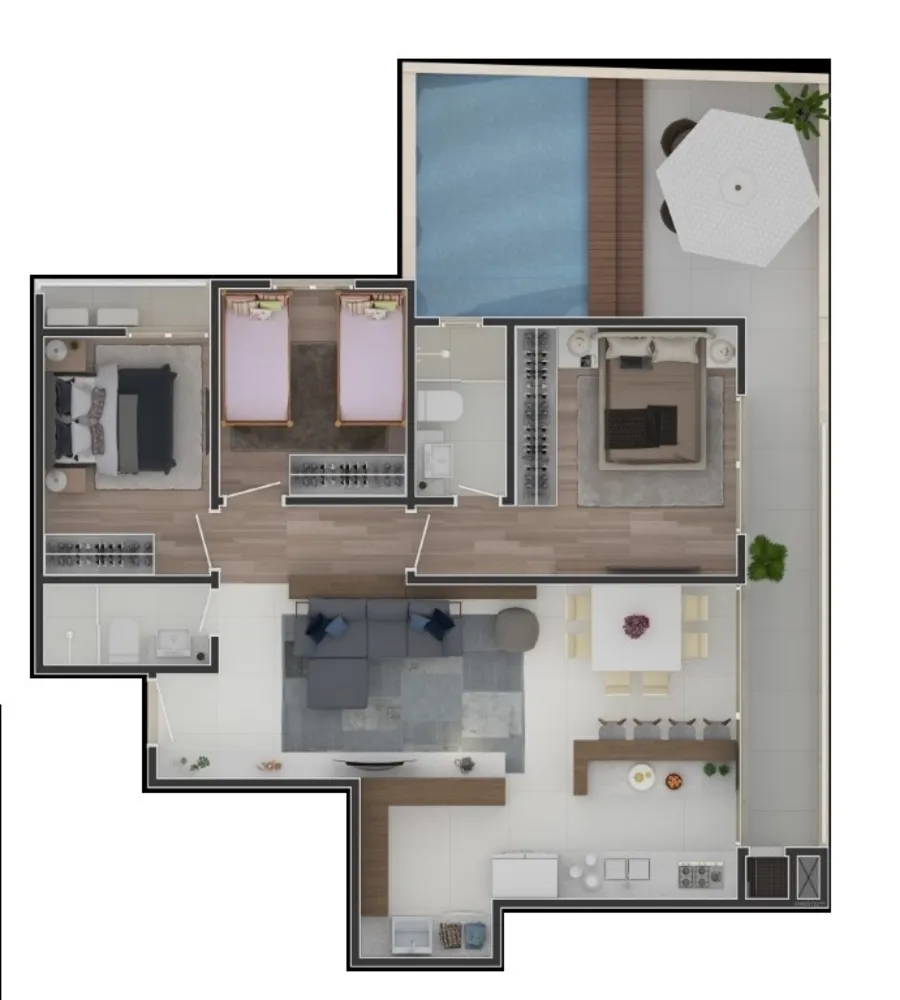 Apartamento, 3 quartos, 144 m² - Foto 3