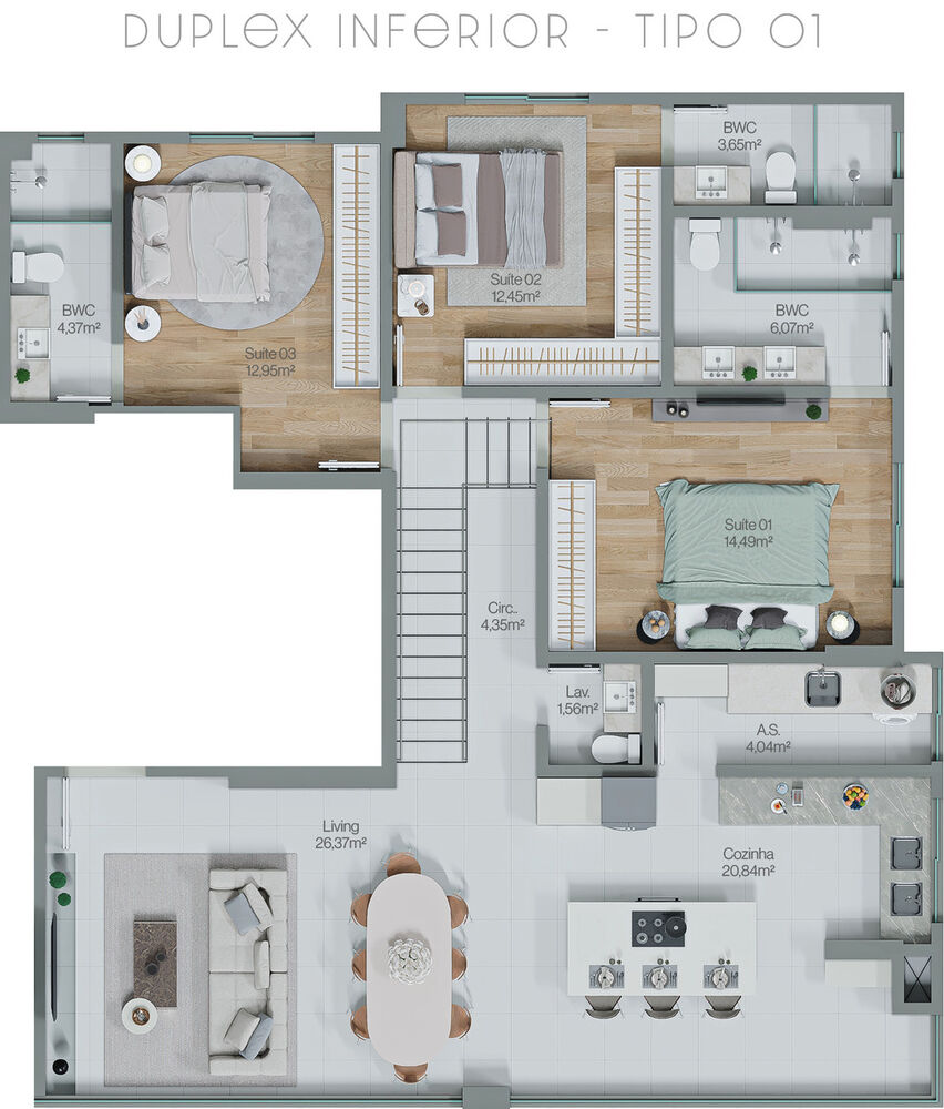 Cobertura, 4 quartos, 250 m² - Foto 4