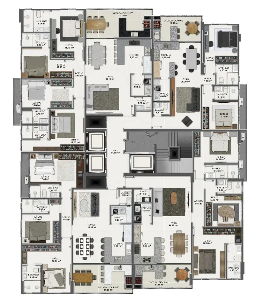 Apartamento, 3 quartos, 94 m² - Foto 7