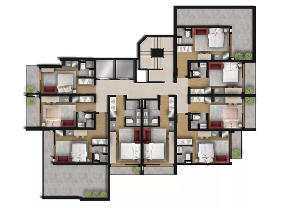 Apartamento, 1 quarto, 42 m² - Foto 2