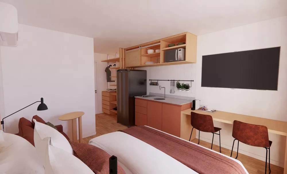 Apartamento, 1 quarto, 42 m² - Foto 3