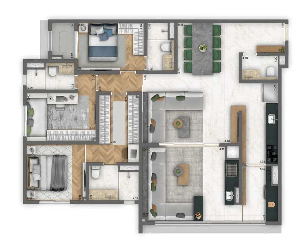 Apartamento, 2 quartos, 71 m² - Foto 12