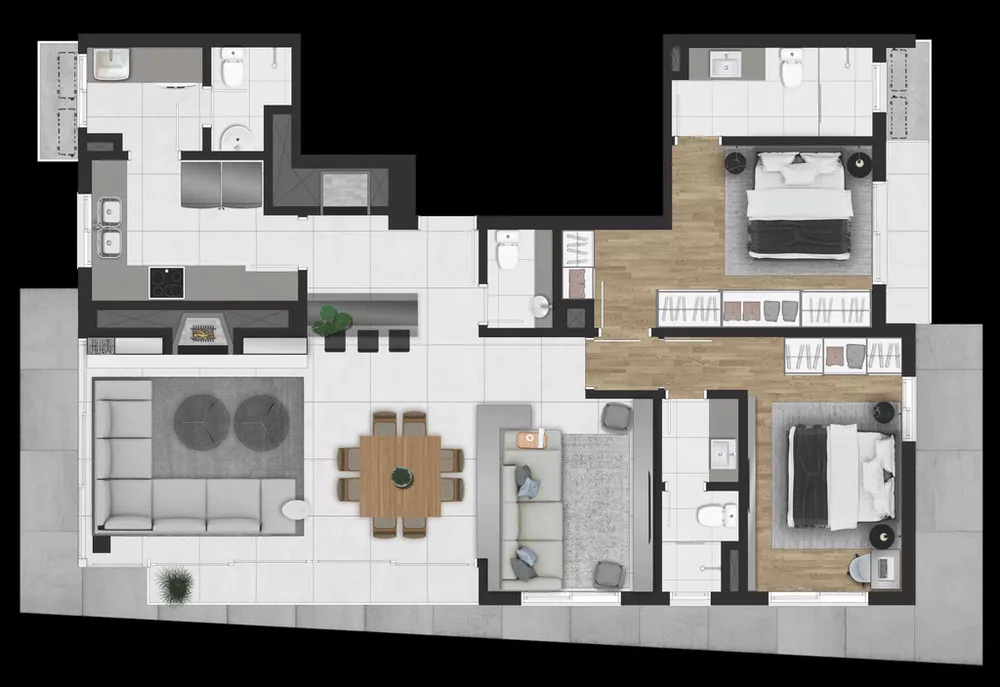 Apartamento, 3 quartos, 121 m² - Foto 6