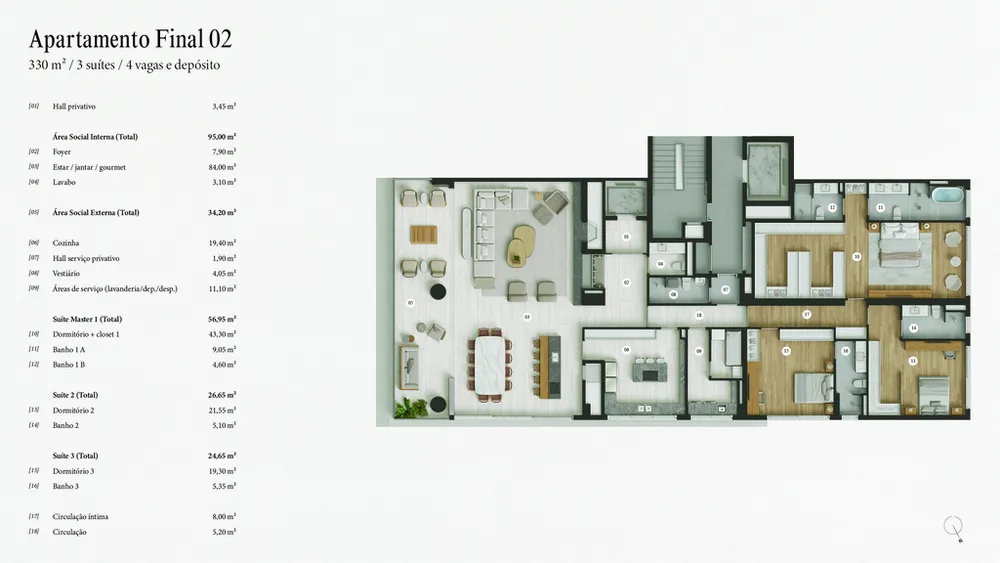 Apartamento, 3 quartos, 378 m² - Foto 19