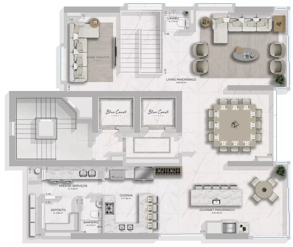 Apartamento, 4 quartos, 164 m² - Foto 7